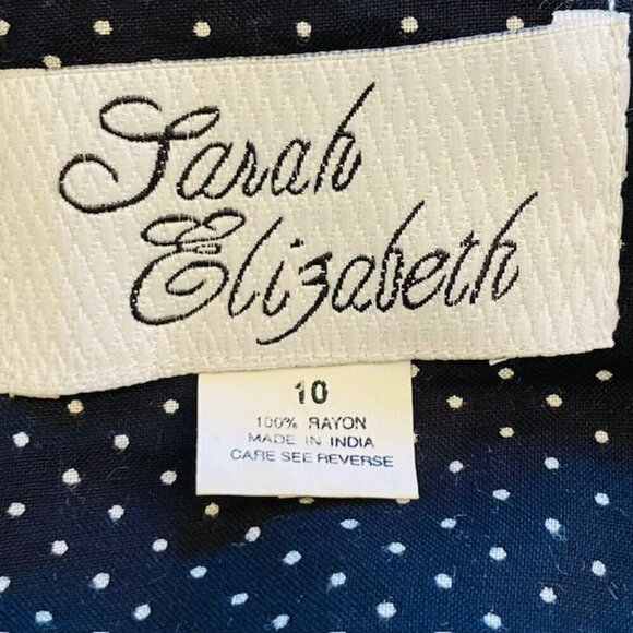 Vintage Pearl Beaded & Embroidered Sailor Collar Cottagecore Blouse 10 - Picture 7 of 8